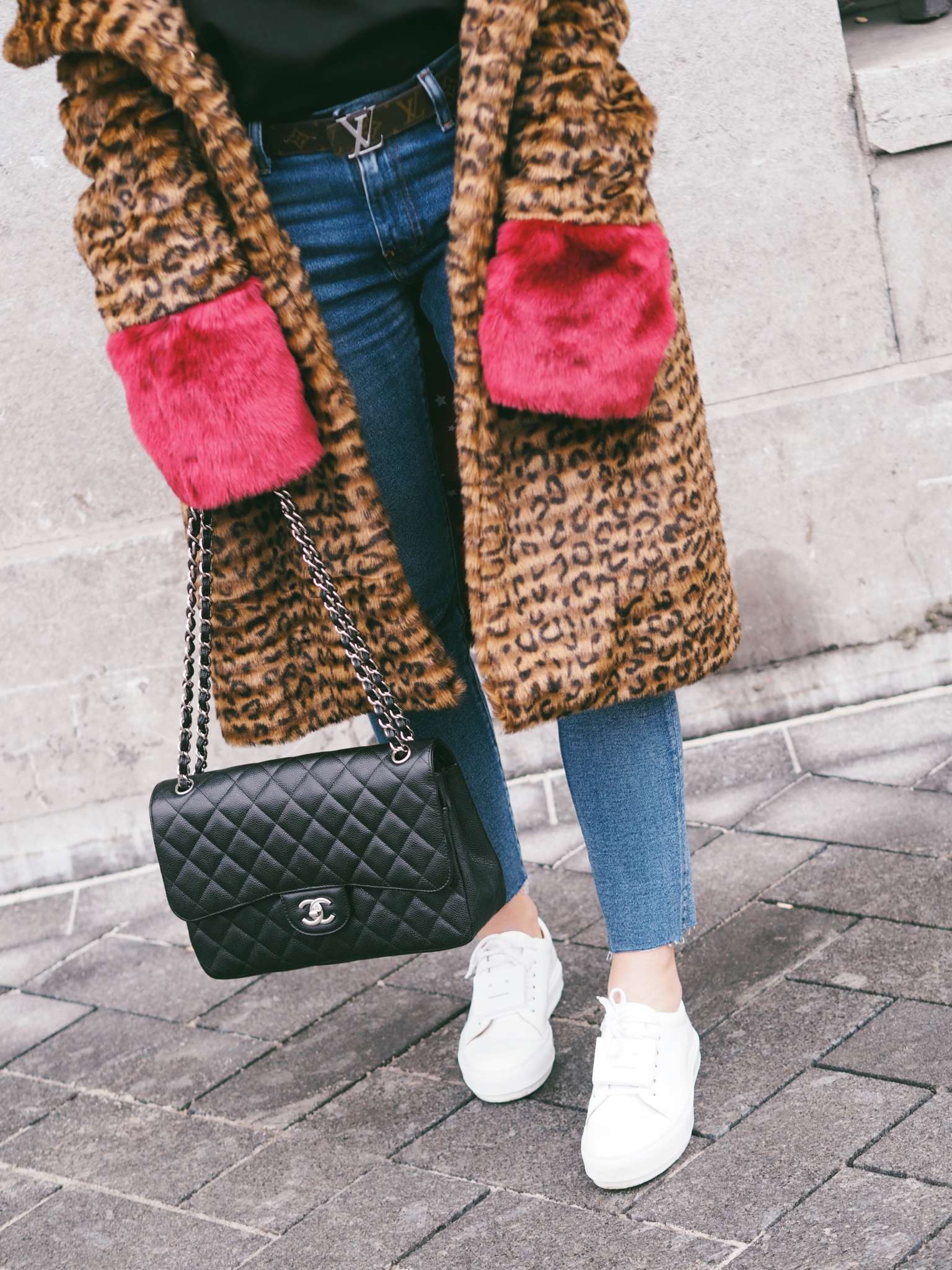 nickyinsideout - leopard print - new year resolutions - fall/winter inspiration - Etsy - faux fur - jacket/coat - street style - Etsy Resolution - full time blogger