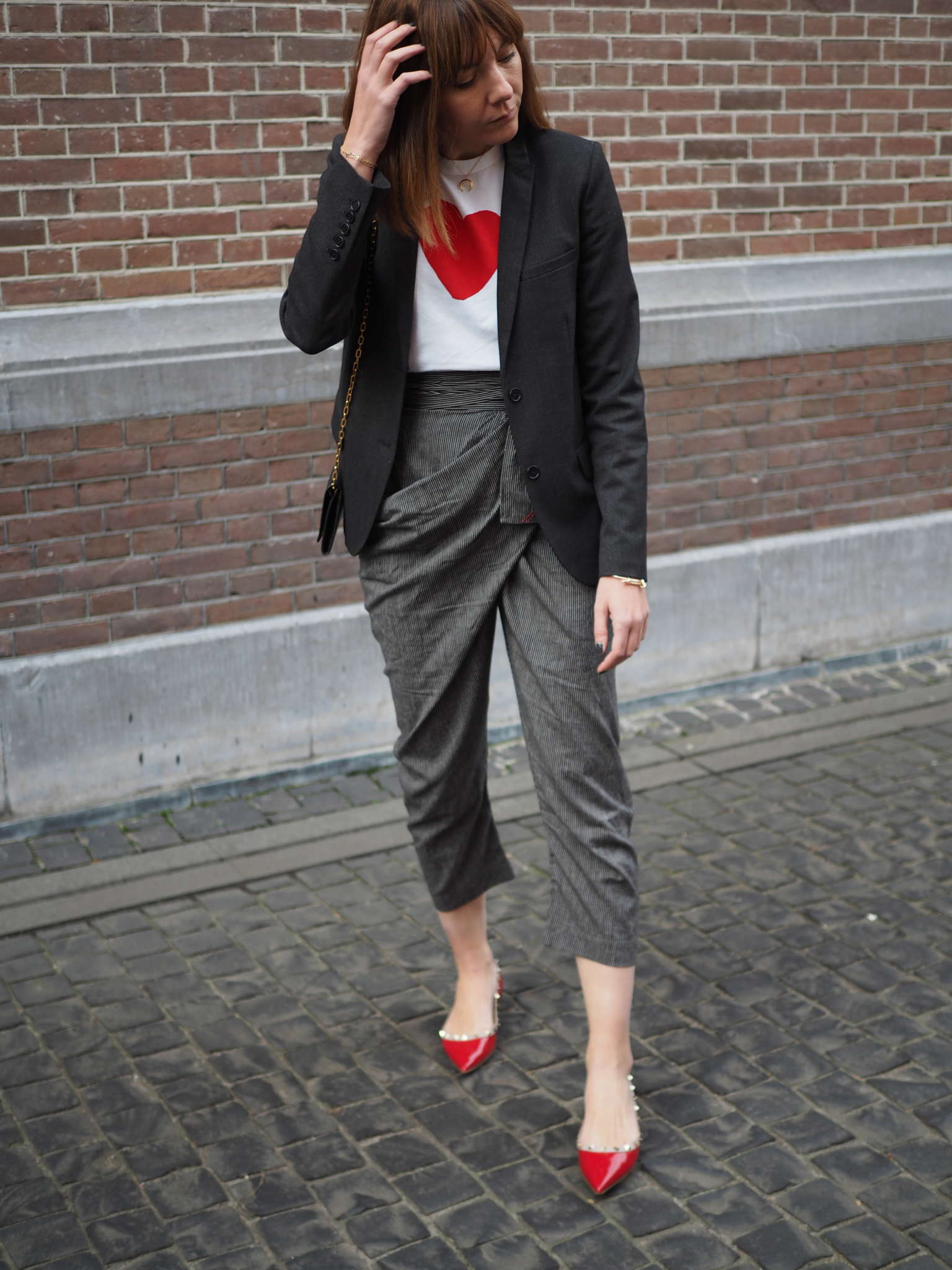 christmas outfit - sideswept pants - matter - casual chic - rebelle - nickyinsideout